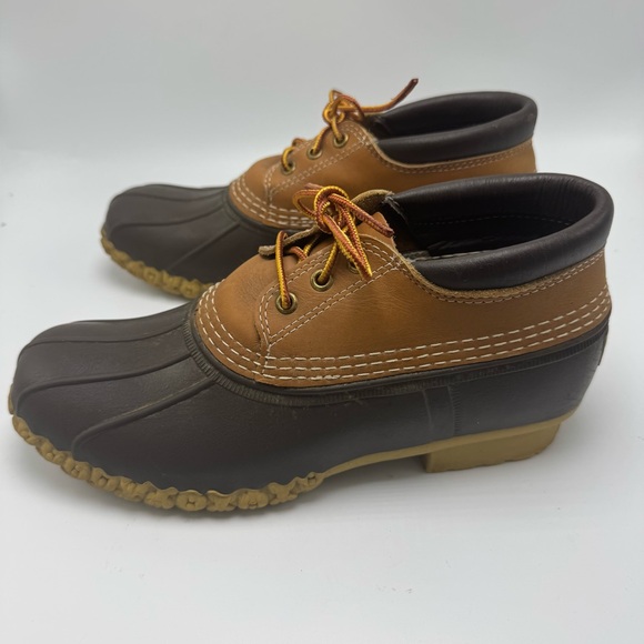 LL Bean Bean Boots Gumshoes Rubber Duck Boots Men’s Size 8 Winter Rain 175060 - Picture 5 of 9